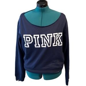 Victoria’s Secret‘s pink off shoulder sweatshirt